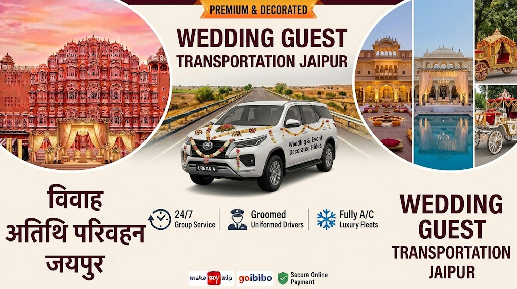 Wedding Guest Transportation in Jaipur | Wedding Car & Guest Transfer Service